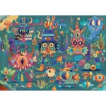Djeco Varázs puzzle - Szörnyű parti - Monster party (50 db)