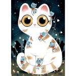 Djeco varázs puzzle - Macskusz - Cuddly cats (50 db)