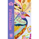 Djeco glitteres puzzle - Csillogó madarak (50 db)