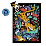 Djeco Varázs puzzle - Tigrisugrás - The Tiger Leap (50 db)