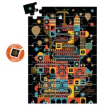 Djeco Optikai puzzle - Városi nyüzsgés - The lively city (100 db)