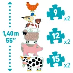 Djeco Óriás puzzle - Honoré & friends