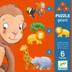 Djeco Óriás puzzle - Marmoset és barátai - Marmoset & friends (38 db)