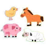 Primo puzzle - A farmon, 3-4-5-6 db-os - At the farm