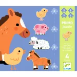Primo puzzle - A farmon, 3-4-5-6 db-os - At the farm