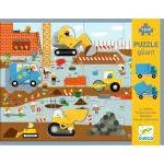 Djeco Óriás puzzle - Építkezés, 12+5 db-os - Construction site