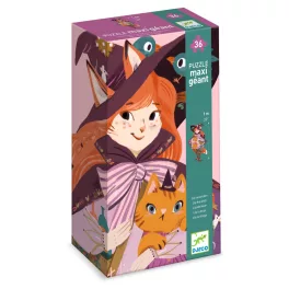   Djeco Óriás puzzle - Lili a kis boszorka, 36 db-os - Lily the witch