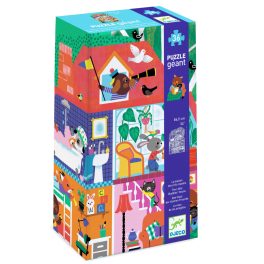   Djeco - Óriás puzzle - A Kisbarátok Háza, 36 db-os - The Little Buddies' House