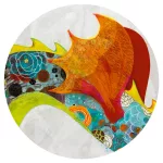 Djeco Óriás puzzle - Leon a sárkány  - Leon the dragon (58 db)