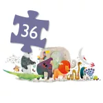 Djeco Óriás puzzle - Állati parádé - Animal Parade (36 db)
