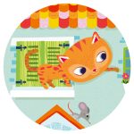 Djeco formadobozos puzzle - Cicus és barátai