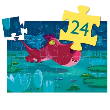 Djeco formadobozos puzzle - Cuki sárkány