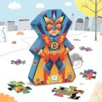 Djeco Formadobozos puzzle - Szuperhős - Laser boy (36 db)