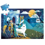 Djeco formadobozos puzzle - Full moon knight