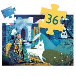 Djeco formadobozos puzzle - Full moon knight
