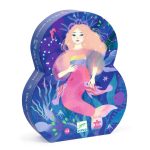 Djeco Formadobozos puzzle - Ella a sellő, 36 db-os - Ella, the mermaid