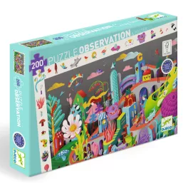   Djeco Megfigyeltető puzzle - Őrült város - Crazy Town (200 db)