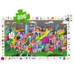 Djeco Megfigyeltető puzzle - Őrült város - Crazy Town (200 db)