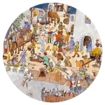 Djeco Megfigyeltető puzzle - Bevehetetlen vár 100 db-os - Fortified castle