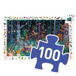 Megfigyeltető puzzle - Elvarázsolt erdő 100 db-os