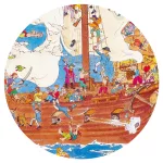 Djeco Megfigyeltető puzzle - Kalózok - Pirates (100 db)