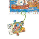 Djeco Megfigyeltető puzzle - Kalózok - Pirates (100 db)