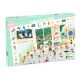 Djeco Megfigyeltető puzzle - Balett iskola, 100 db-os - The dance school