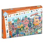 Djeco Megfigyeltető puzzle - A város, 200 db-os - The city