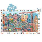 Djeco Megfigyeltető puzzle - A város, 200 db-os - The city