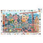 Djeco Megfigyeltető puzzle - A város, 200 db-os - The city