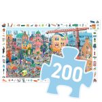 Djeco Megfigyeltető puzzle - A város, 200 db-os - The city