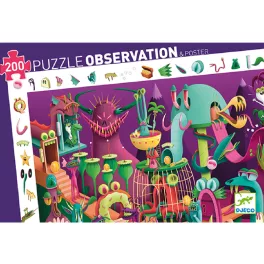   Djeco Megfigyeltető puzzle - Videójátékban - In a video game (200 db)