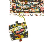Djeco megfigyeltető puzzle - Állati autóverseny - Car rally