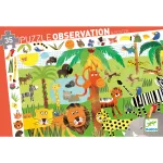 Djeco Megfigyeltető puzzle - dzsungel, 35 db