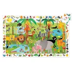 Djeco Megfigyeltető puzzle - dzsungel, 35 db