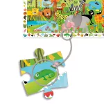 Djeco Megfigyeltető puzzle - dzsungel, 35 db