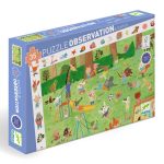 Djeco Megfigyeltető puzzle - Kisbarátok a kertben - Little friends' garden (35 db)