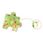 Djeco Megfigyeltető puzzle - Kisbarátok a kertben - Little friends' garden (35 db)
