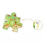 Djeco Megfigyeltető puzzle - Kisbarátok a kertben - Little friends' garden (35 db)