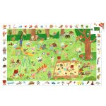 Djeco Megfigyeltető puzzle - Kisbarátok a kertben - Little friends' garden (35 db)