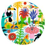 Djeco Művész puzzle - Dzsungel - Jungle (10 db)