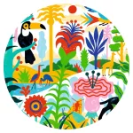Djeco Művész puzzle - Dzsungel - Jungle (10 db)