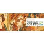 Djeco Művész puzzle - Egyszarvú és a hölgy - Unicorn lady (500 db)