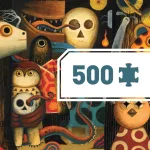 Djeco Művészeti puzzle - Álomban - Yokai (500 db)