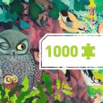 Djeco Művész puzzle - Baglyok és madarak - Owls and birds (1000 db)
