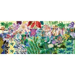 Djeco Művész puzzle - Szivárványos tigrisek - Rainbow Tigers (1000 db)