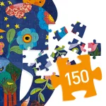 Djeco 150 db-os művész puzzle - elefánt