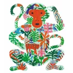 Djeco Művész puzzle - Majom - Monkey (150 db)