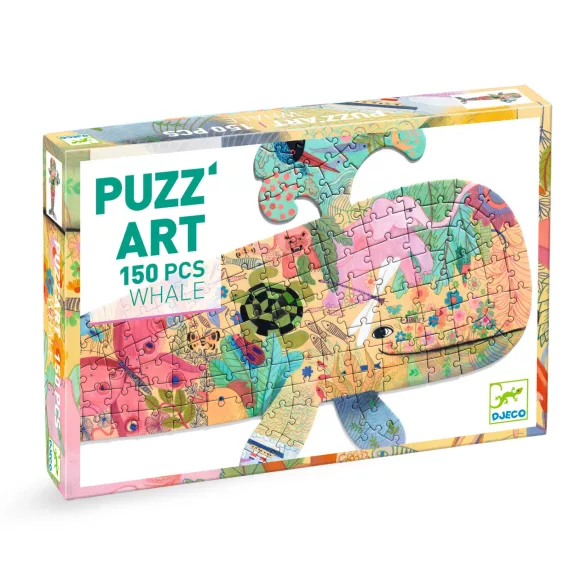 Djeco Művész puzzle - Bálna - Whale (150 db) Djeco Művész puzzle - Bálna - Whale (150 db)