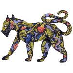 Djeco Művész puzzle - Fekete párduc - Panther (150 db)